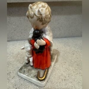 Hummel SHEPERD BOY Figurine 5"h BYJ 55 tmk 4 NO BOX